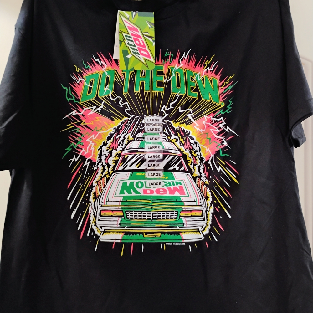 Mountain Dew Black Graphic Tee - Short Sleeve